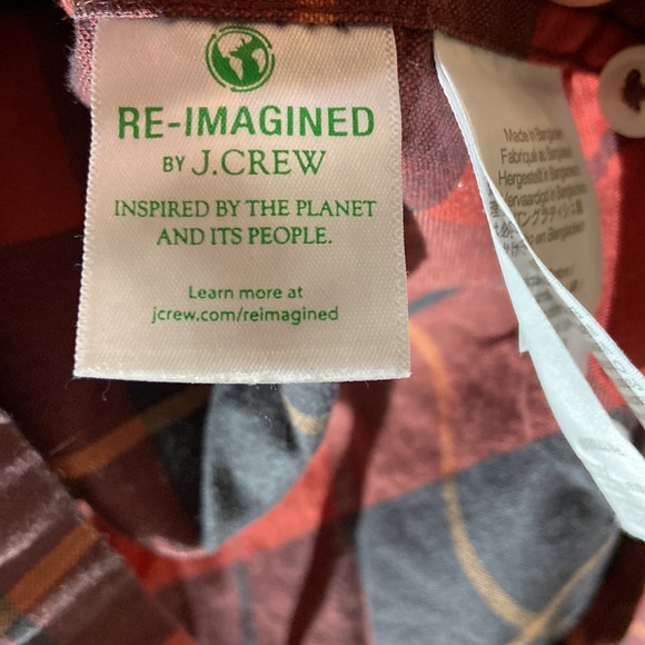 J Crew Red Plaid Shirt - Picture 8 of 12